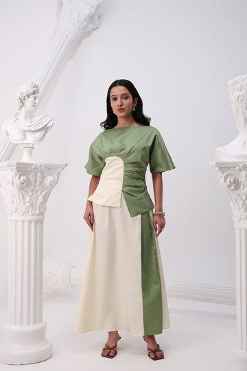 Sage Curve Flared Co-ord