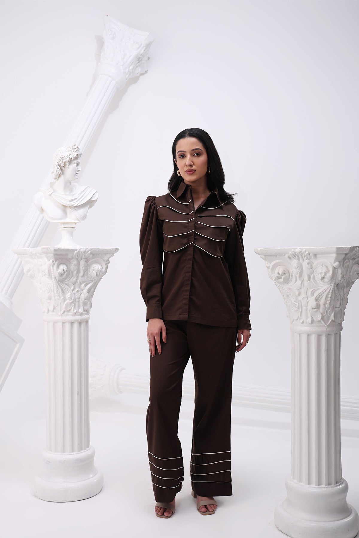 Truffle Waved Co-ord
