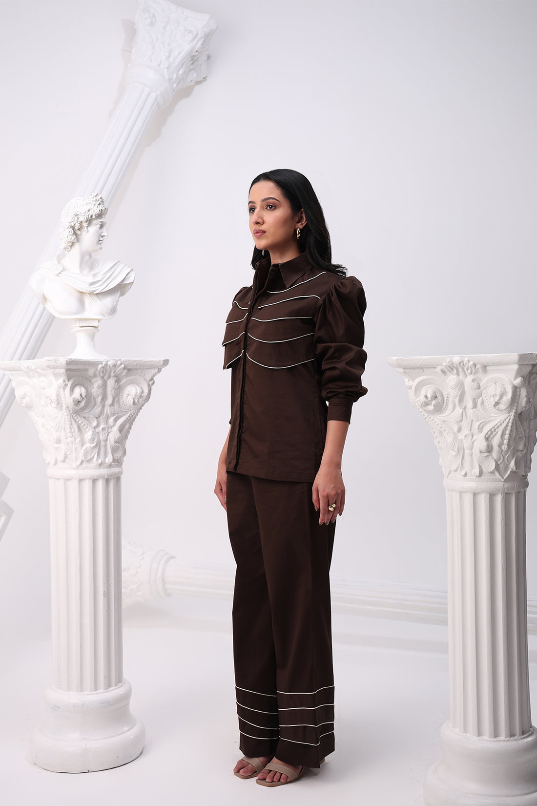 Truffle Waved Co-ord