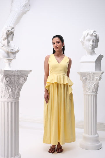 Soleil Peplum Dress