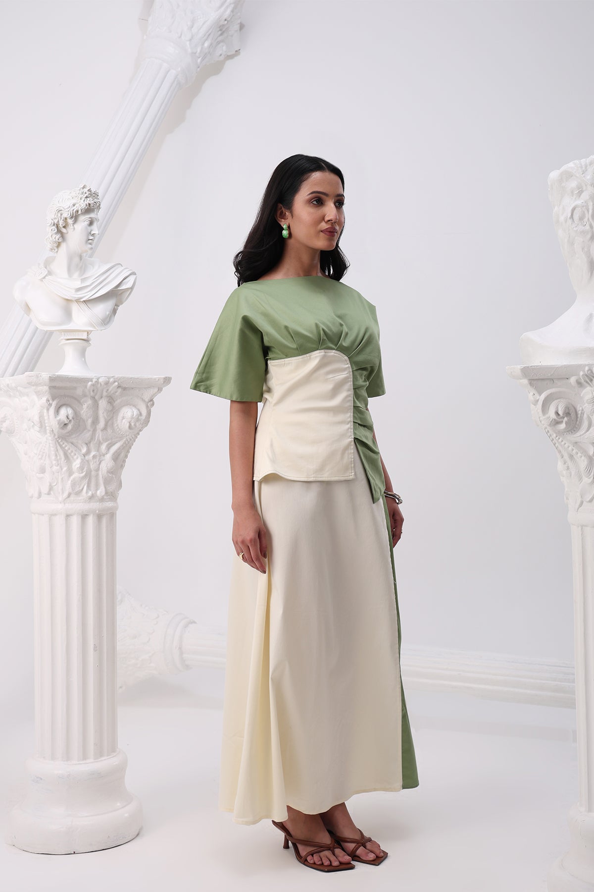 Sage Curve Flared Co-ord