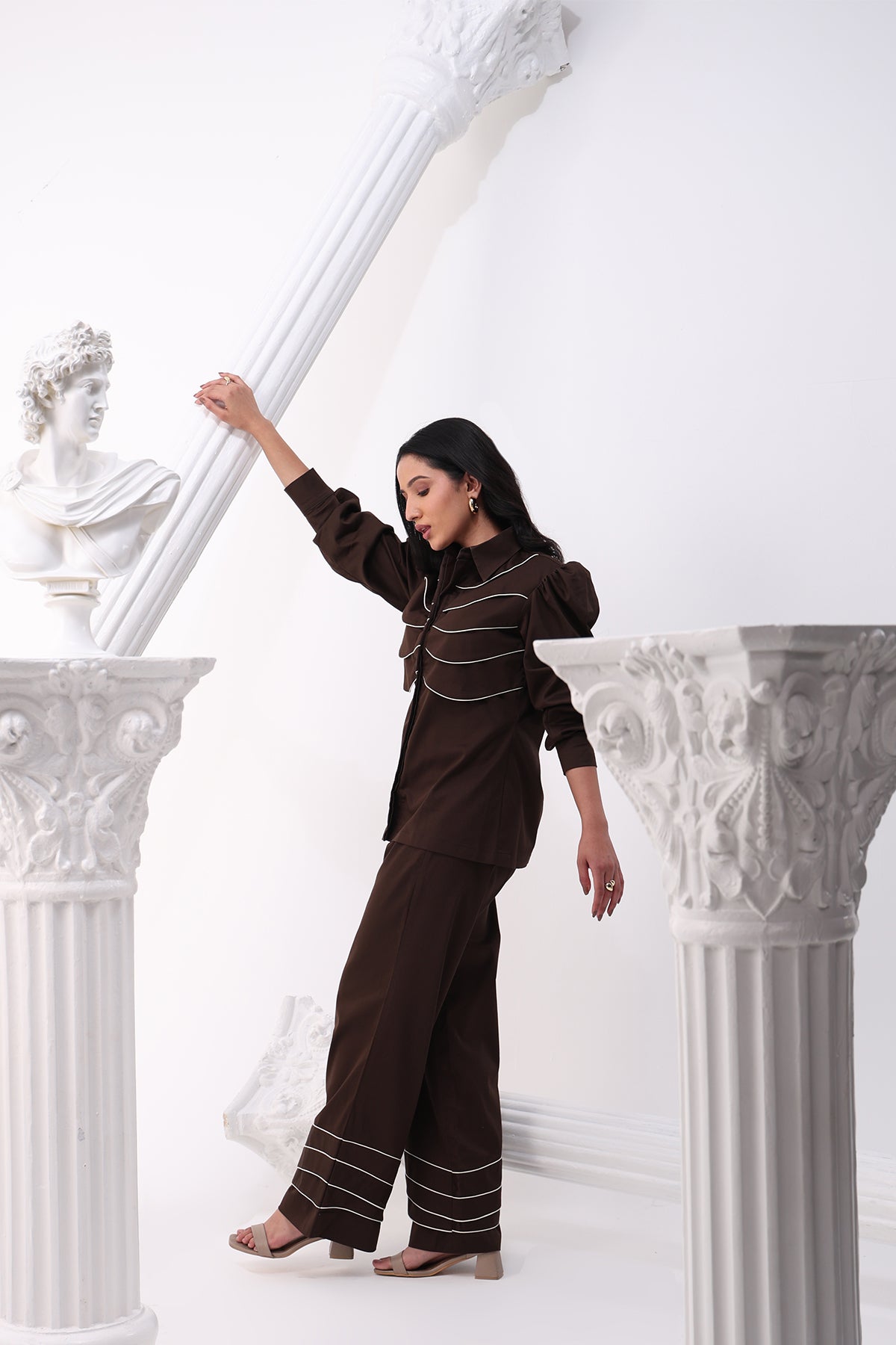 Truffle Waved Co-ord