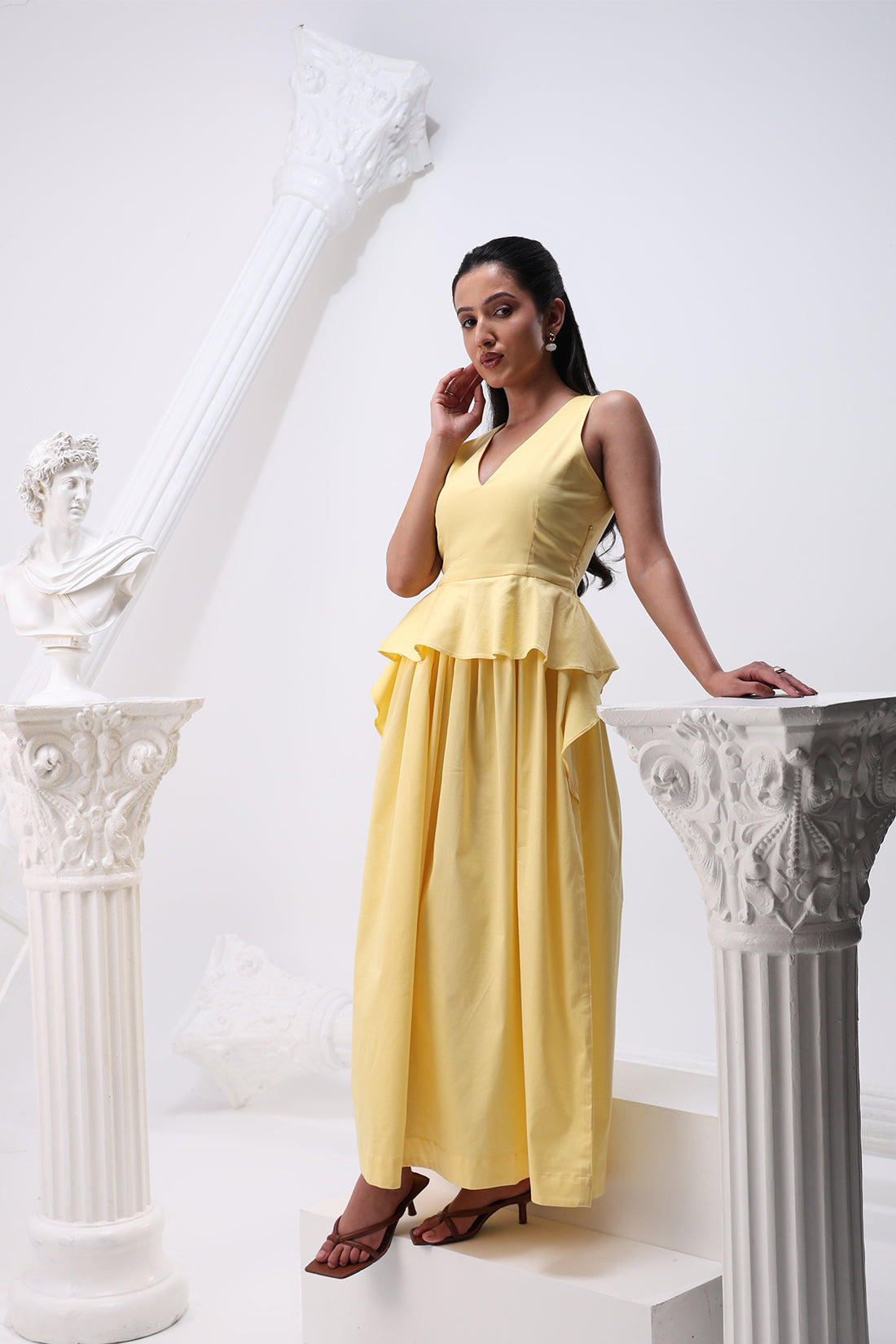 Soleil Peplum Dress