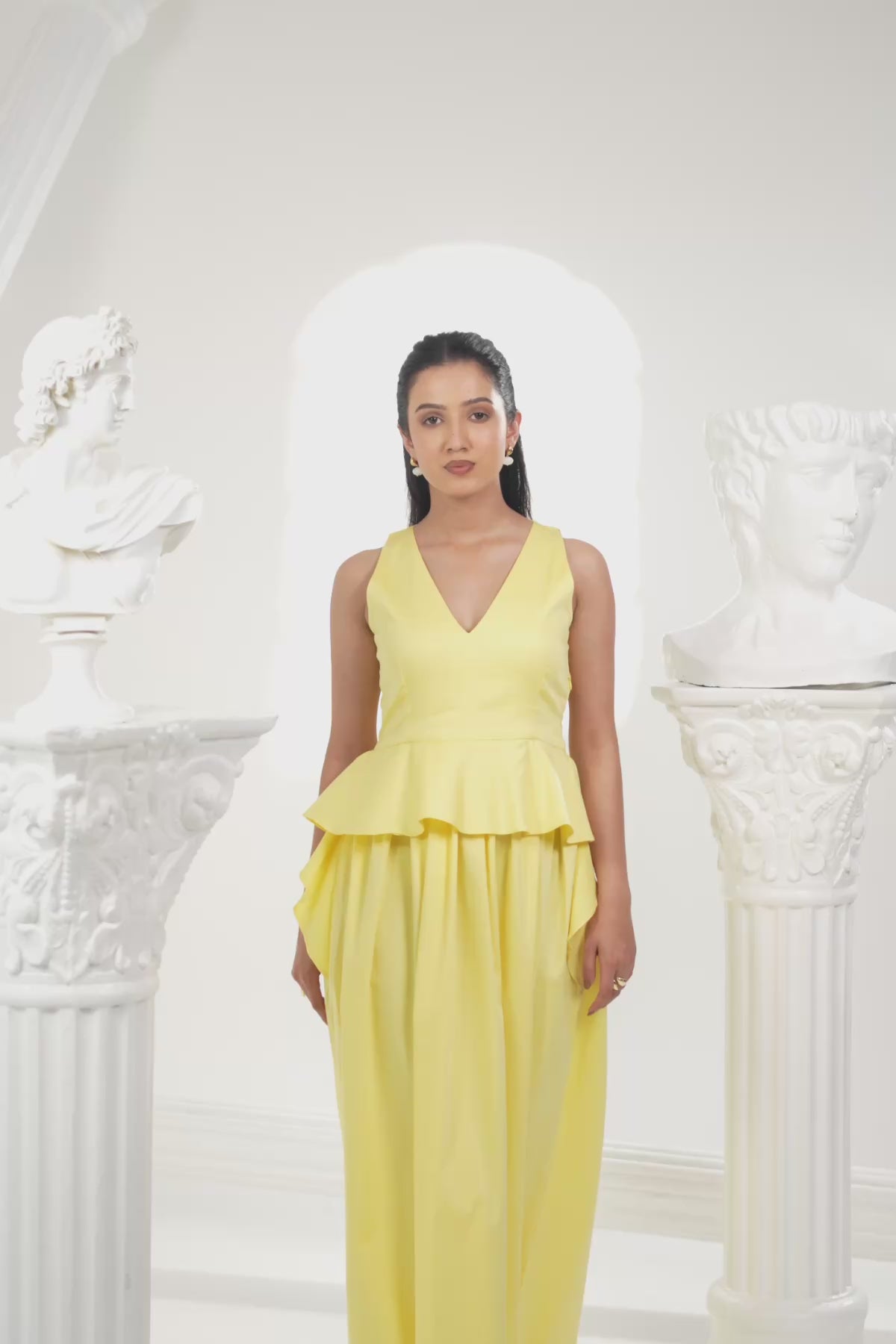 Soleil Peplum Dress