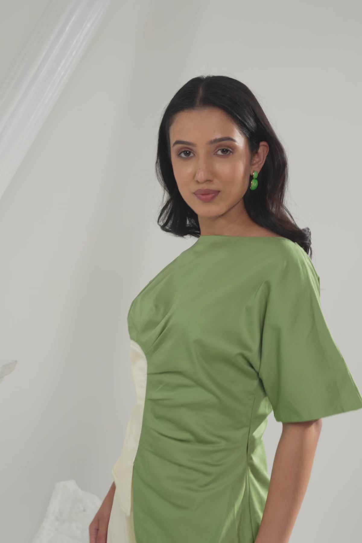 Sage Curve Flared Co-ord